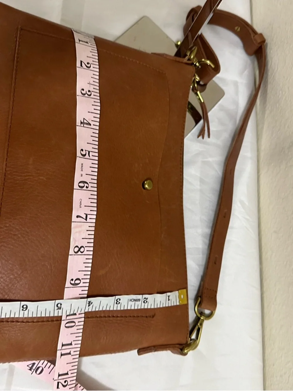 Madewell Brown Leather Shoulder Bag - Picture 9 of 12